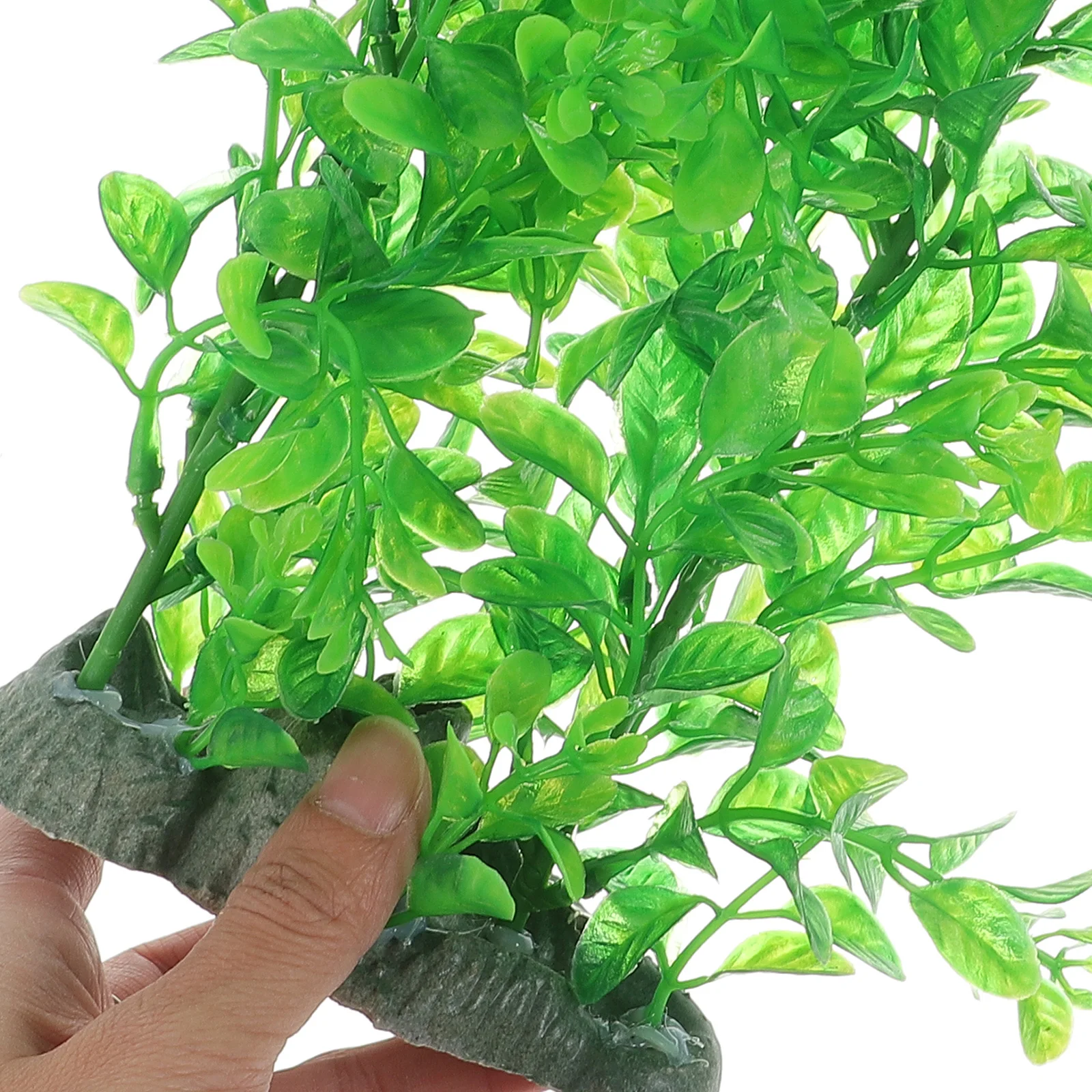 

Plastic Green Plants for Fish Tank Aquarium Decorations Multicolor Lifelike Artificial Supplies L scape Reptile