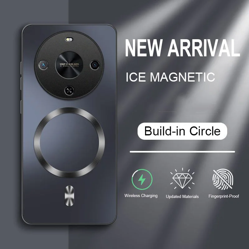 Luxury For Magsafe AG Matte Hard Magnetic Case For HONOR Mag