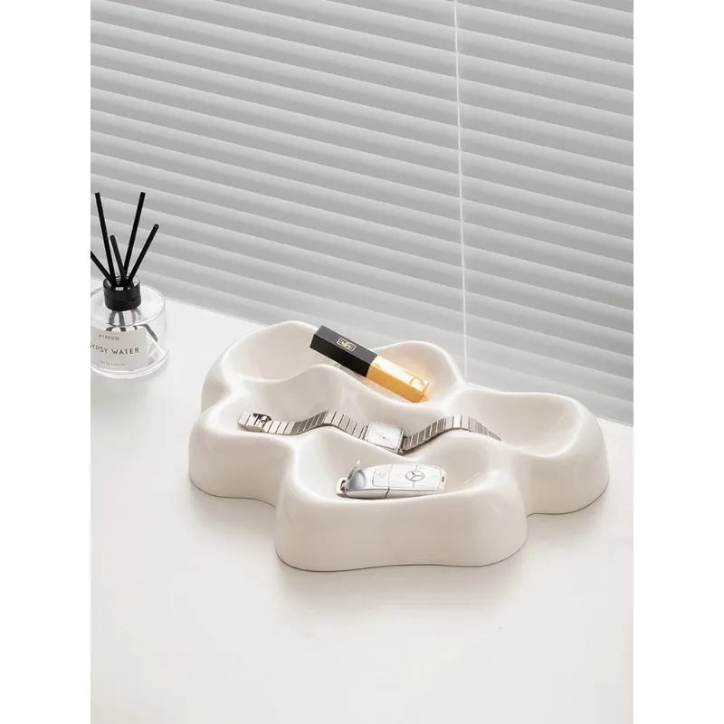 Jewelry Storage Tray Irregular Glacier Tray Desktop Storage Box Home Organizer Jewelry Classification Dish Desktop Organization