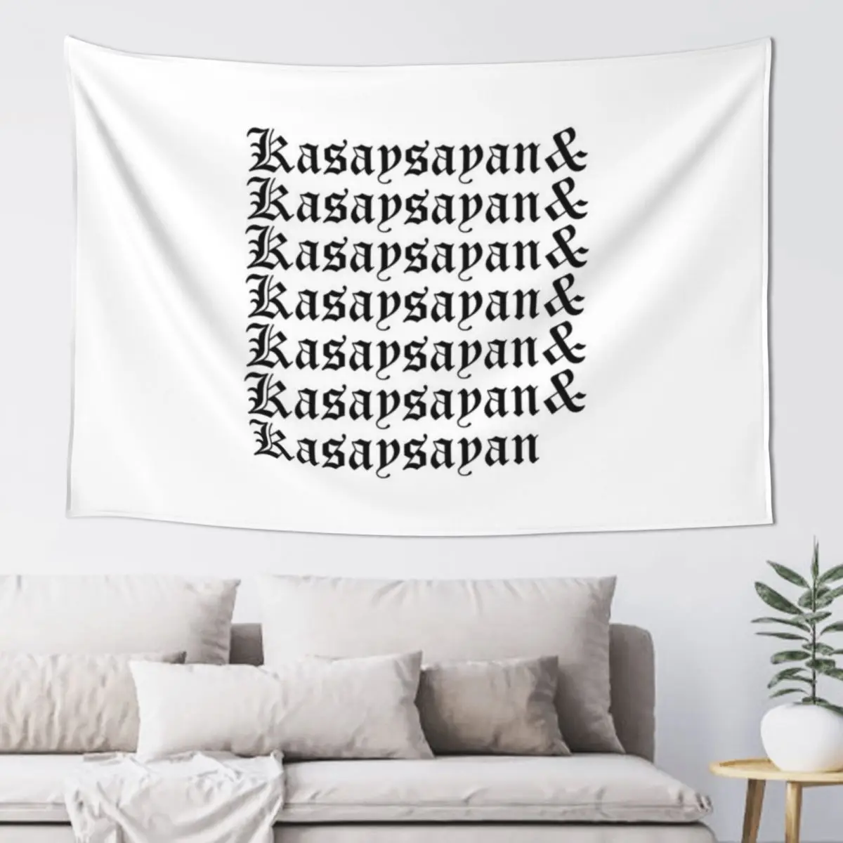 

Kasaysayan&Kasaysayan&Kasaysayan&Kasaysayan&Kasaysayan (Design #2, Black) Tapestry House Decoration Tapestry
