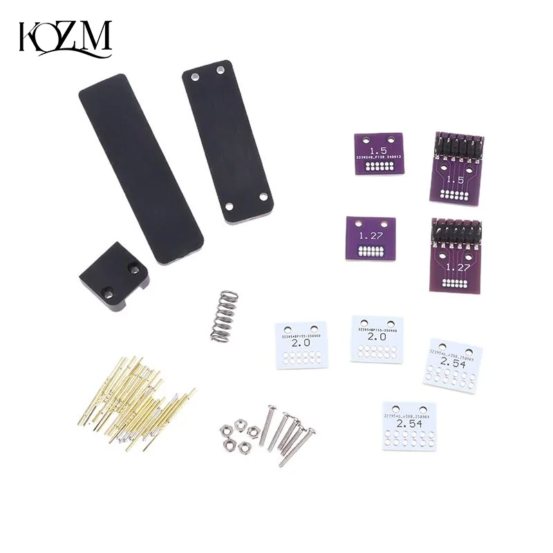 1.27mm 1.5mm 2mm 2.54mm PCB Clip Clamp Fixture Probe Pogo Pin Download Program Burn DIY Program Burning Clip