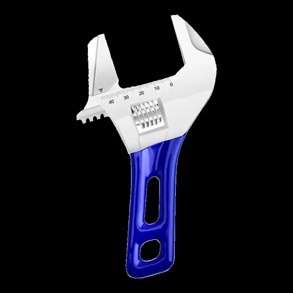 

Ergonomic Design Adjustable Wrench Large Opening Multi-Function Universal Spanner Extra Wide Jaw Lightweight Bathroom Wrench