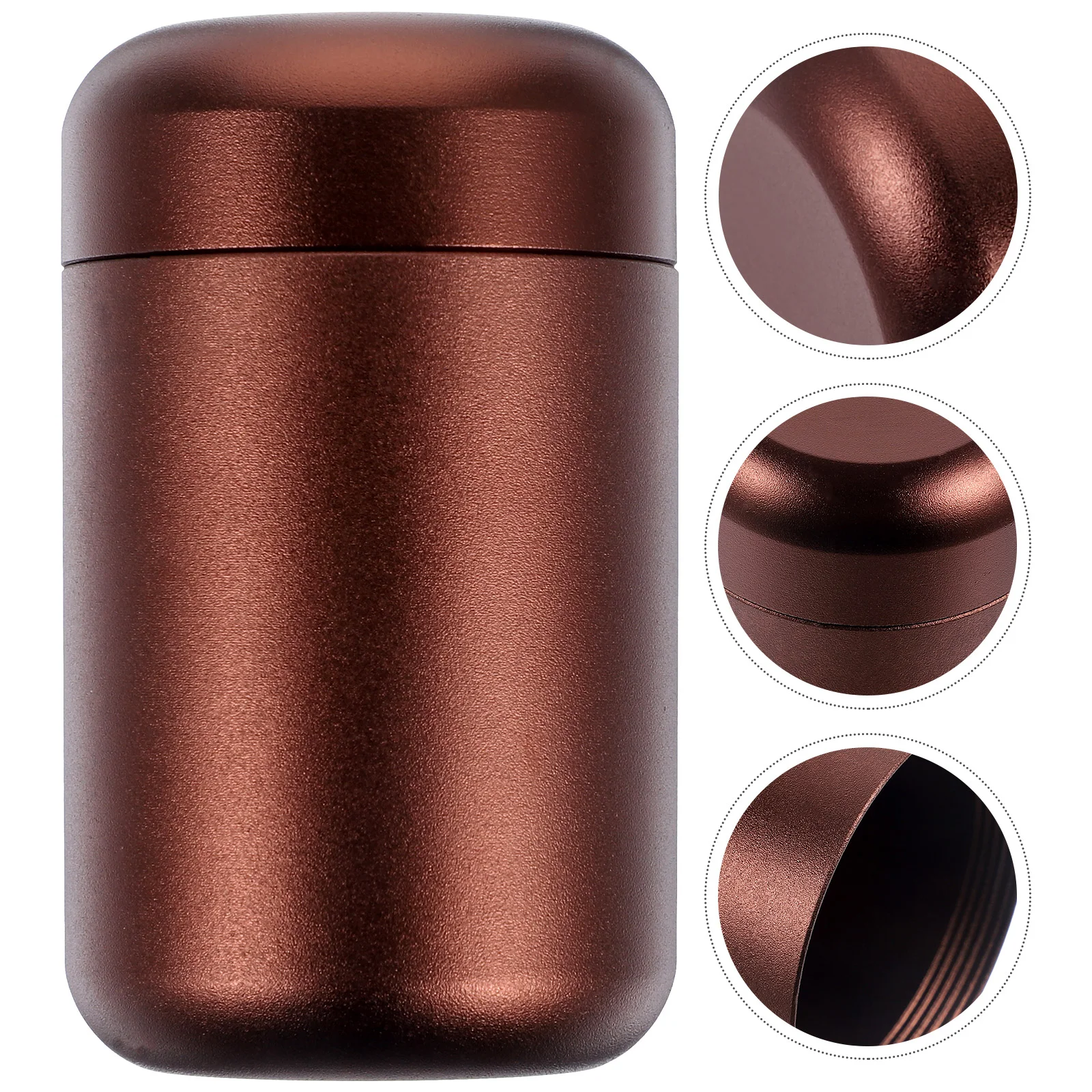 

Mini Tea Jar Canister for Loose Canisters Portable Storage Small Container