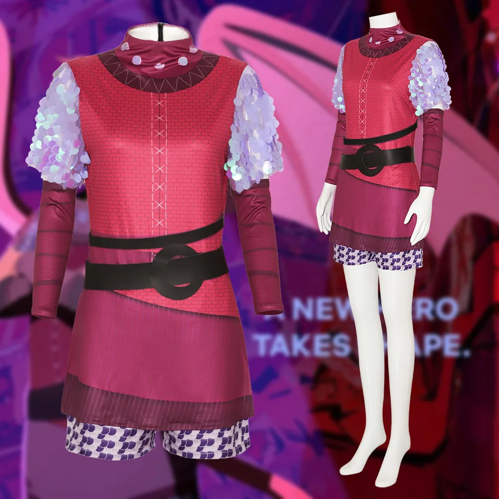 

Nimona Monster Girl Cosplay Costume For Women Halloween Role Play Costume Children's Stage Performance Costume Set