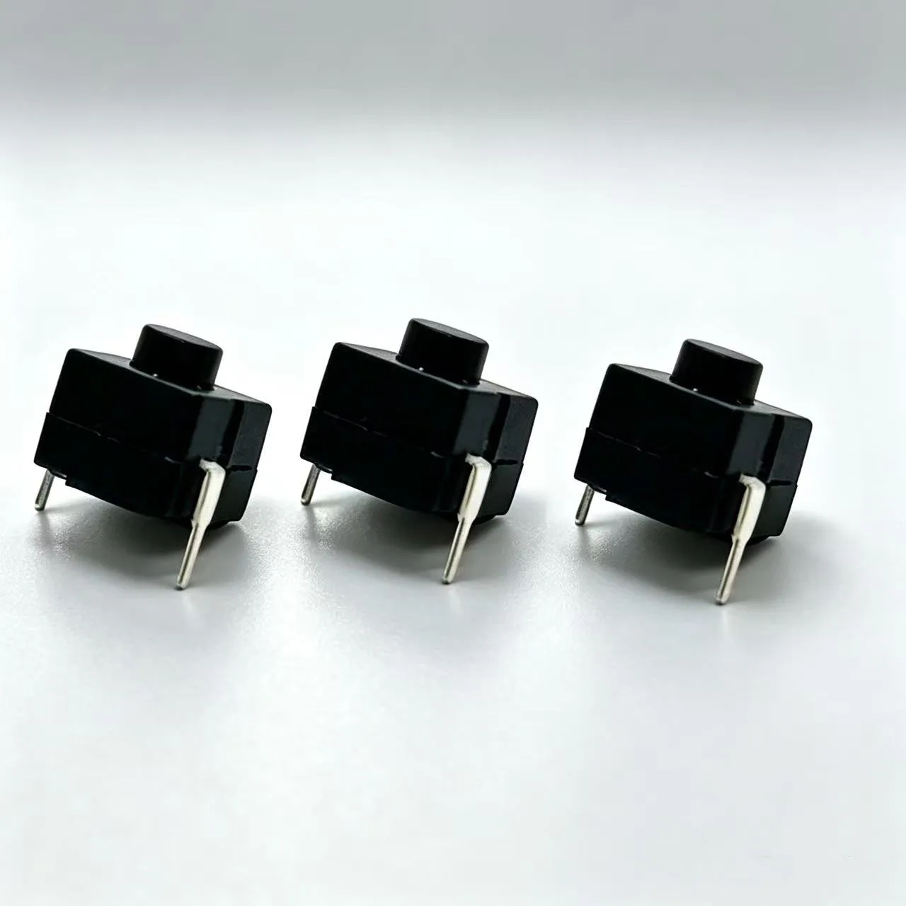 5-10-20PCS black Small micro self locking switch 8.3*8.3*8.3  with lock  touch switch button switch
