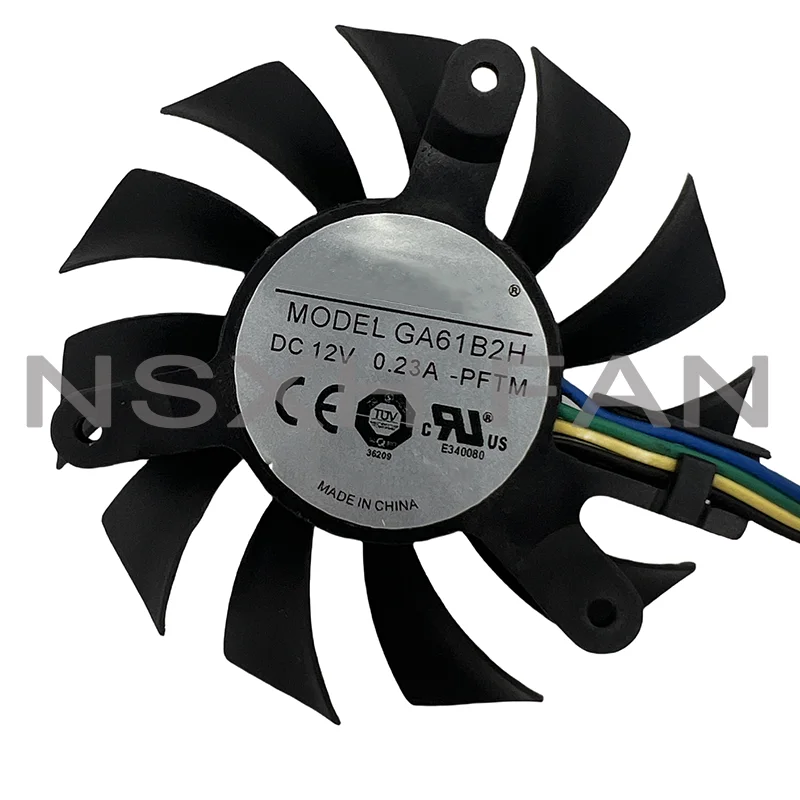 Ventilator Voor Ga51b2u Ga61b 2H 12V Grafische Kaart Fan Ga 51S 2M