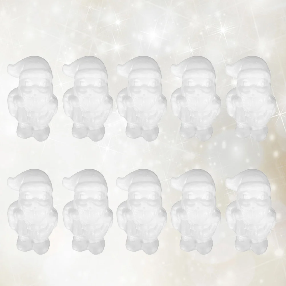 

10Pcs Santa Claus Christmas Decorations Cute Handicraft Ornament for Home Office Festive Party Gift Handicraft
