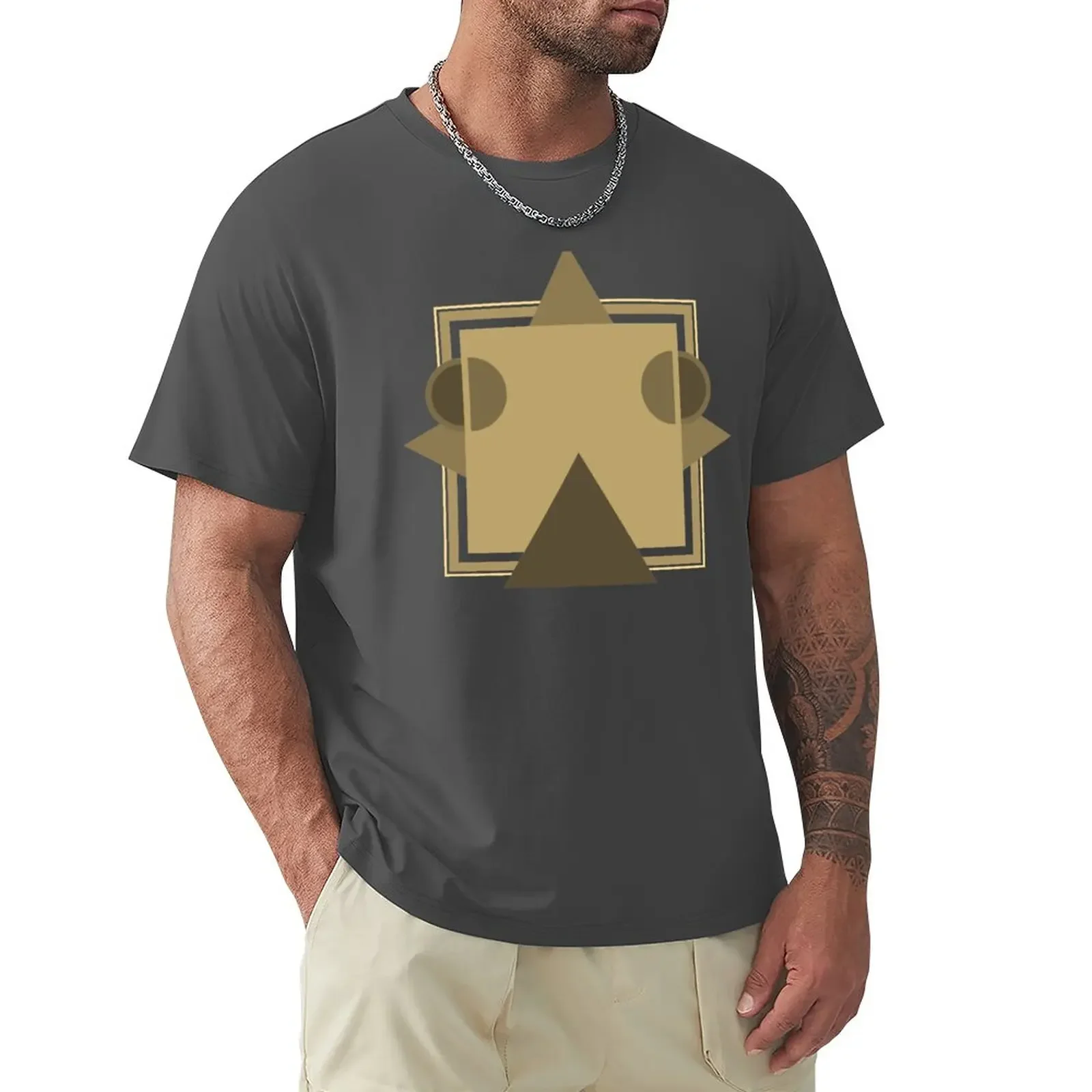 Caravan Palace - Robot Face / |°_°| - Album Art Re-Imagined T-Shirt oversizeds Short sleeve tee new edition mens funny t shirts