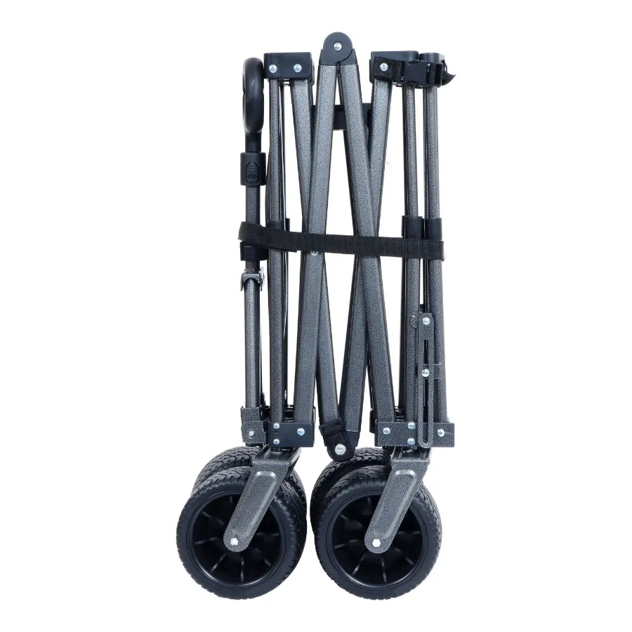 عربة قابلة للطي 300 لتر 49 عربة قابلة للطي طويلة جدًا مع باب خلفي AllTerrain 7x 4 عربة شاطئ ذات عجلات كبيرة ثقيلة