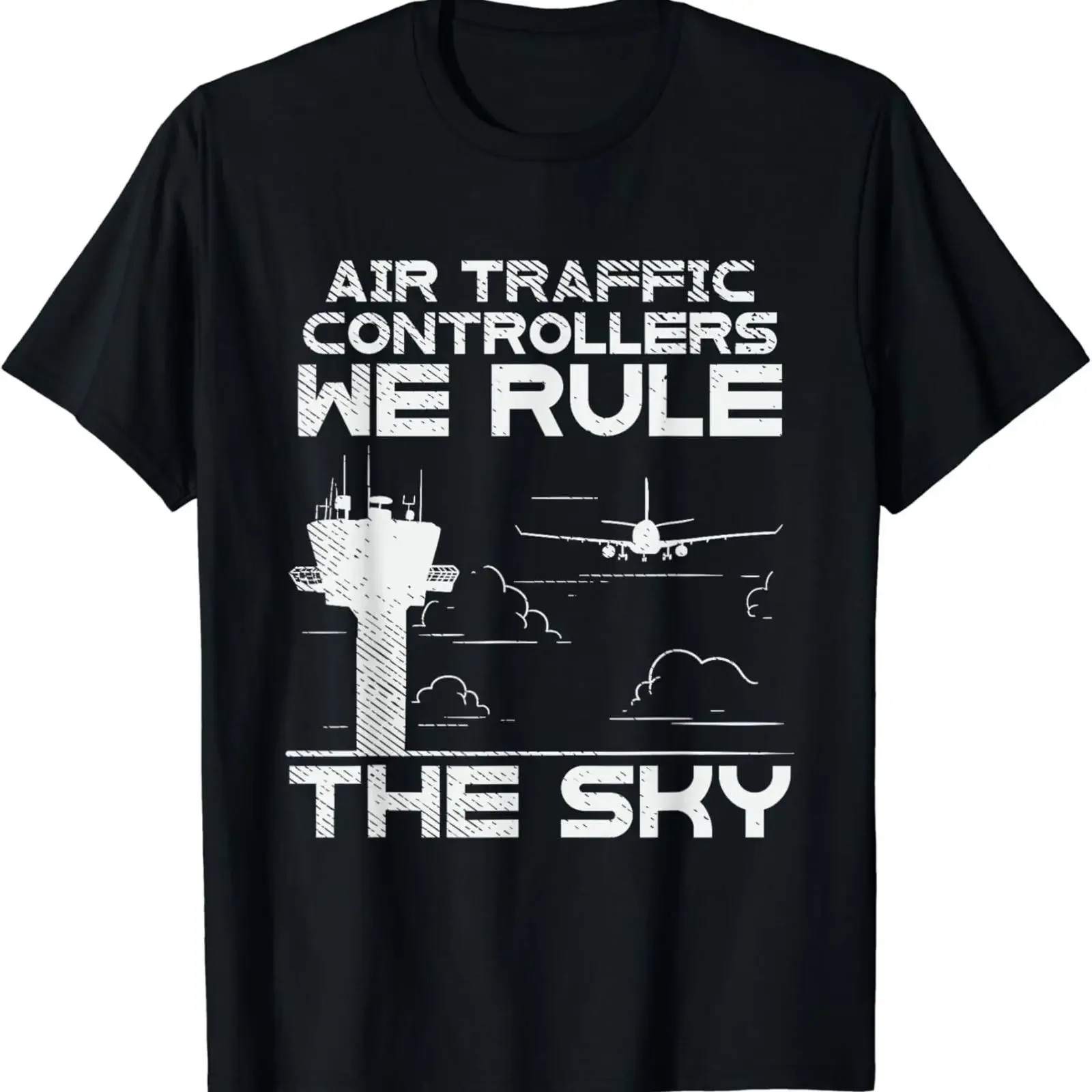 Funny air traffic controller gifts T Shirt vintage Washed Comfortable homme graphic fashion Stylish Unisex designer clothes
