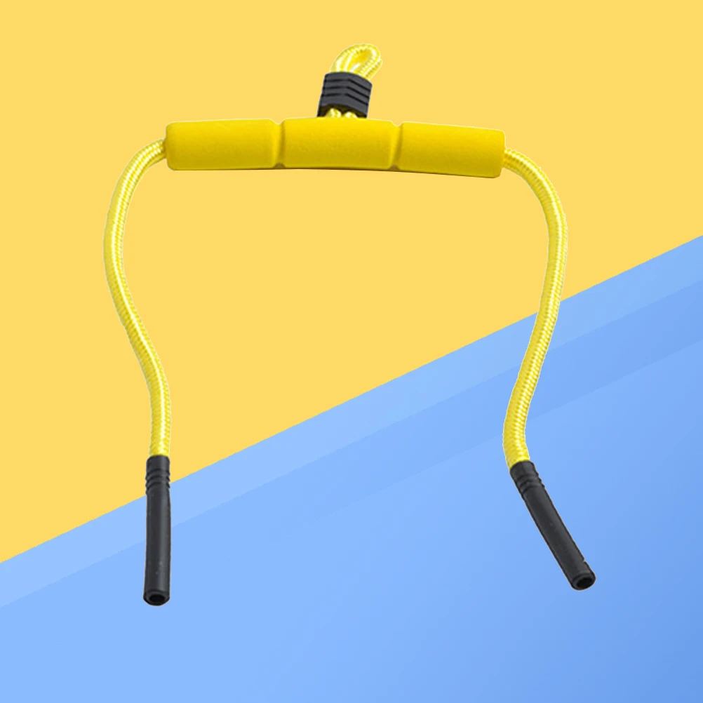 

Yellow Floating Eyeglass Strap Imported Fiber Strong Toughness Adjustable Cord for Sunglasses Reading Glasses Swimming Goggles