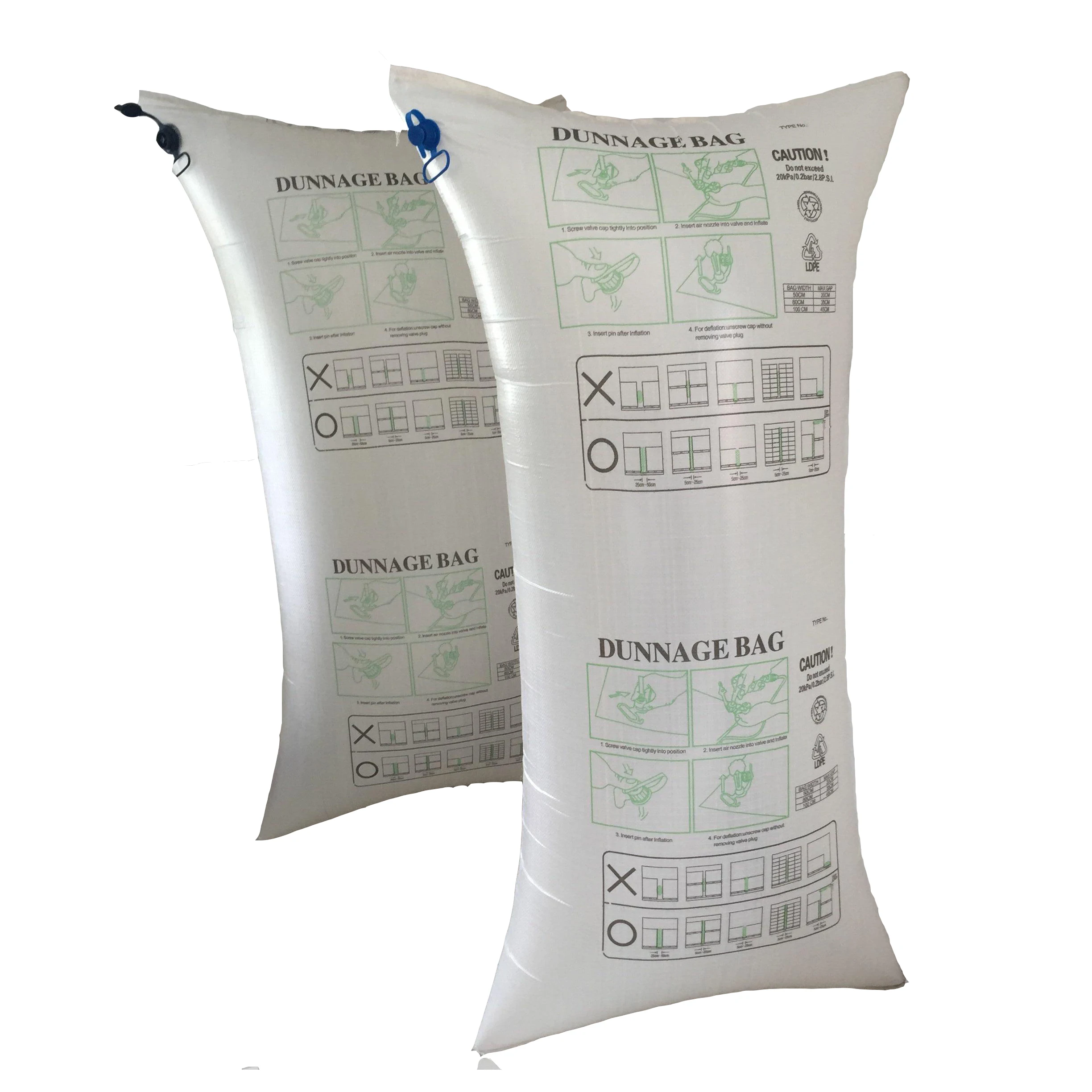 5 قطع كيس هوائي للحاويات / كيس هواء حاوية منسوجة من البولي بروبيلين لحماية النقل اللوجستي #1