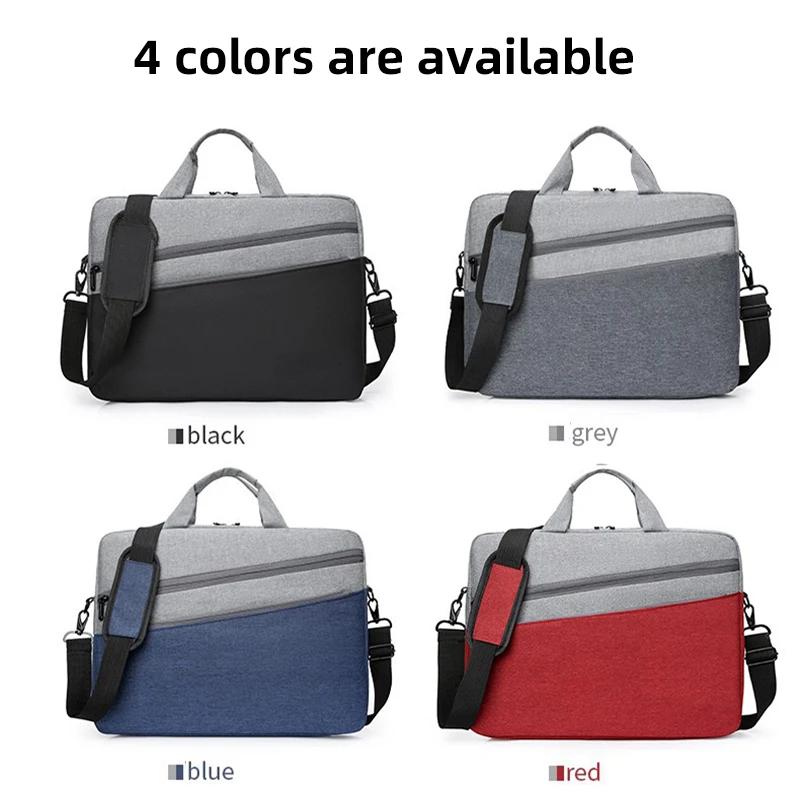 Water-resistant Portable Casual Breifcase Handbag Shoulder Bag Case for Tablets Laptop PC Books A4 Papers Notebooks