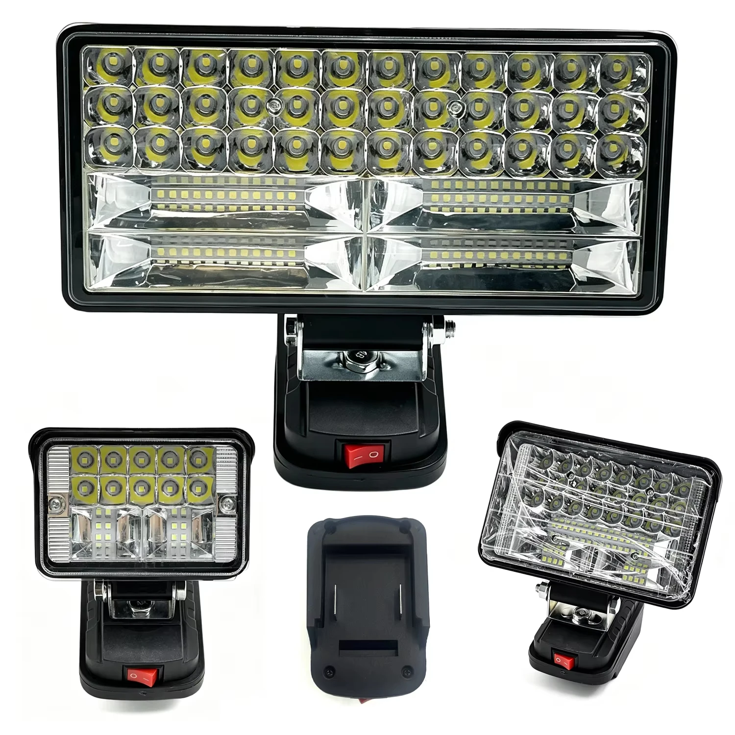 4/6/8 Inch LED Work Light Compatible with For Makita 18 V Li-ion Battery Portable Emergency Flood Lamp Flashlight Camping Lamp
