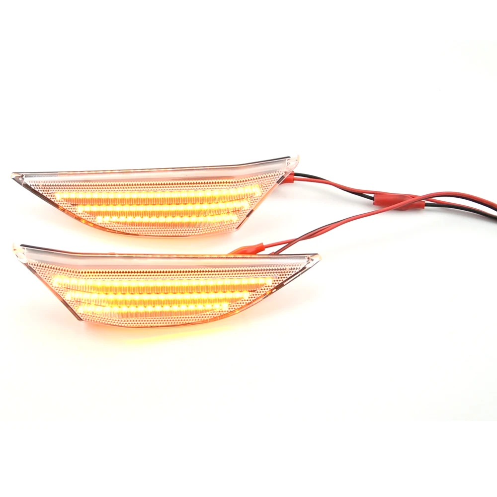 2Pcs For Porsche 991 Carrera S 4 4S GTS Turbo Cayman Boxster 981 718 Dynamic LED Turn Signal Side Marker Light Repeater Lamp