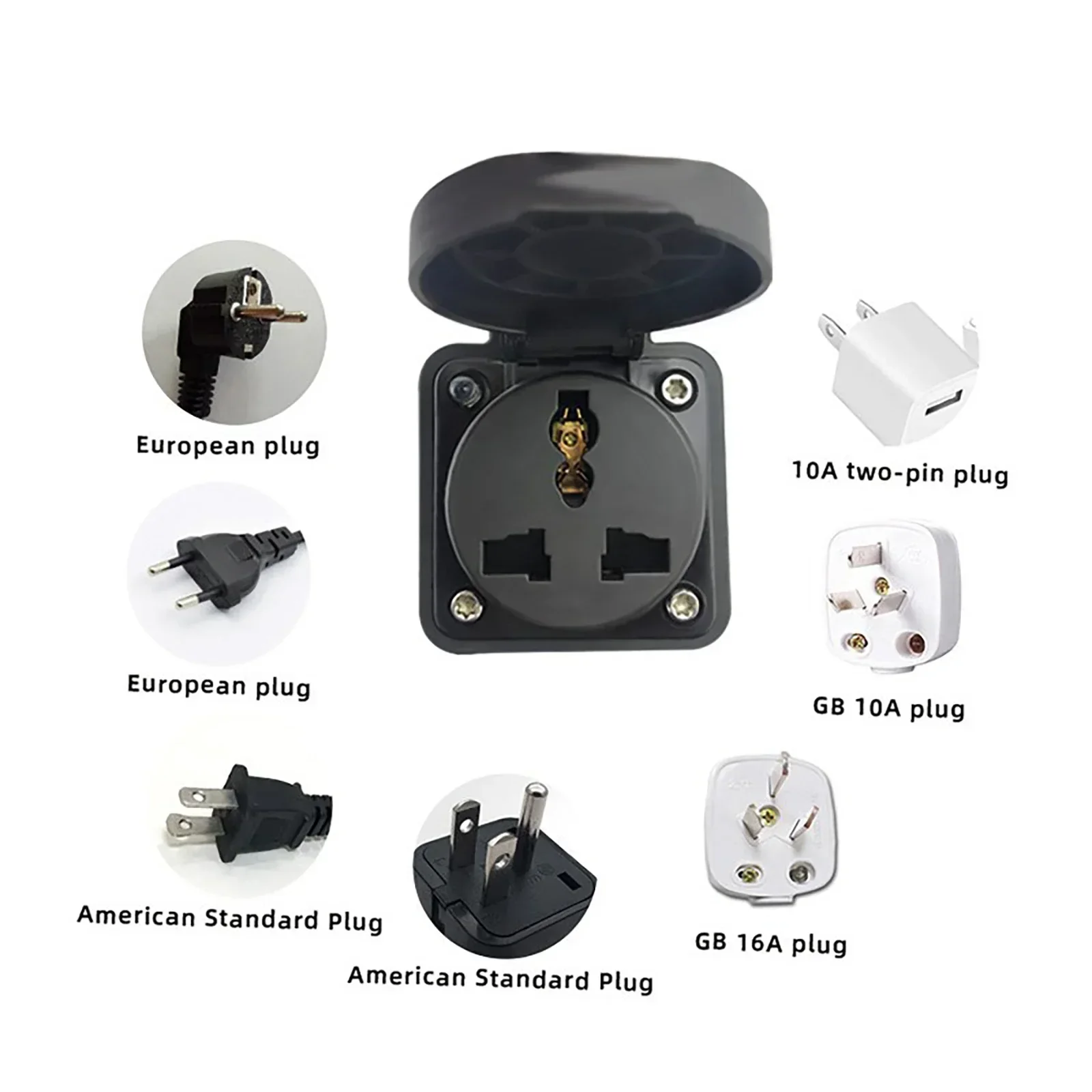 470 Ω V2L Type2 Elektroauto-Entlader EV-Adapter Buchse auf Schuko / 220 V Universal-Buchse für MGZS MG4 MG5 Marvel R – Detail 6