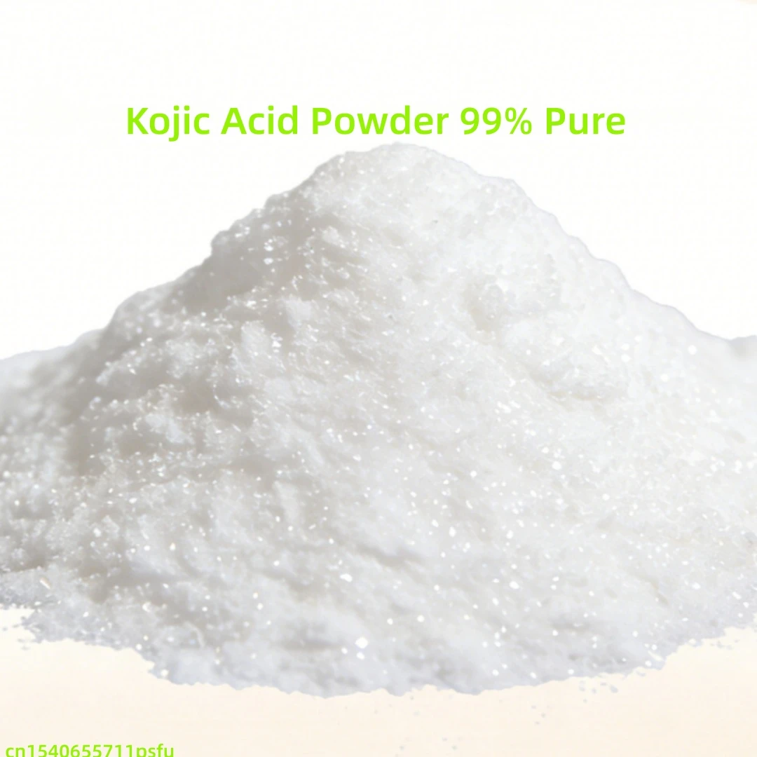 Kojic Acid Powder 99% Pure | Skin Whitening & Brightening Cosmetic Raw Material | For Face Cream, Serum, Soap Making