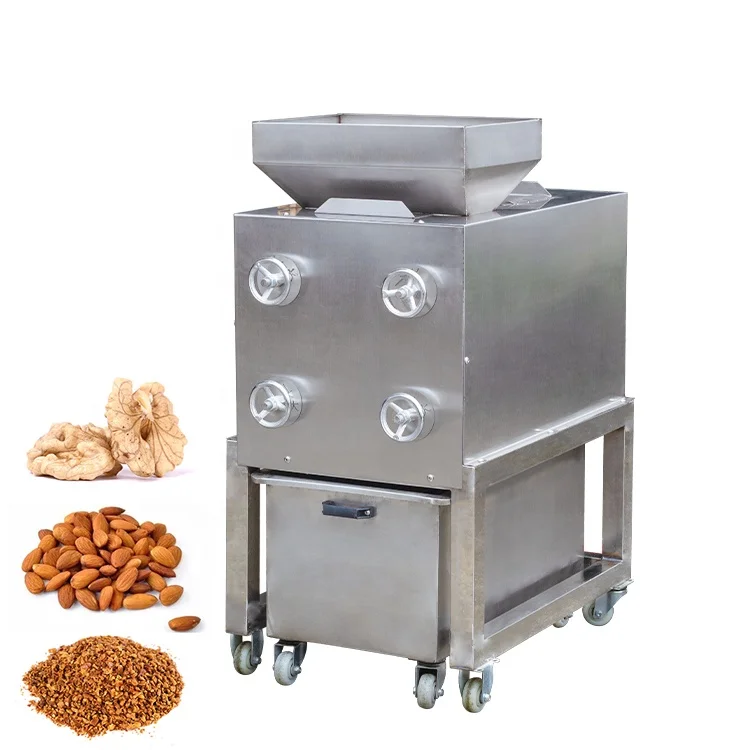 

Multi Functional Fully Automatic Stainless Steel Crusher Pulverizer for Nut Seeds Almond Walnut Sesame Peanut Grinding Machine