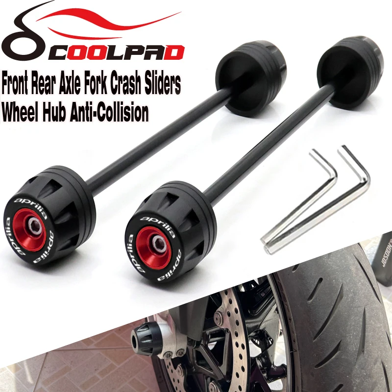 RS660 Motorcycle Accessories Front Rear Axle Fork Crash Sliders Wheel Protector For Aprilia RS 660 Tuono660 Moto Wheel Protector