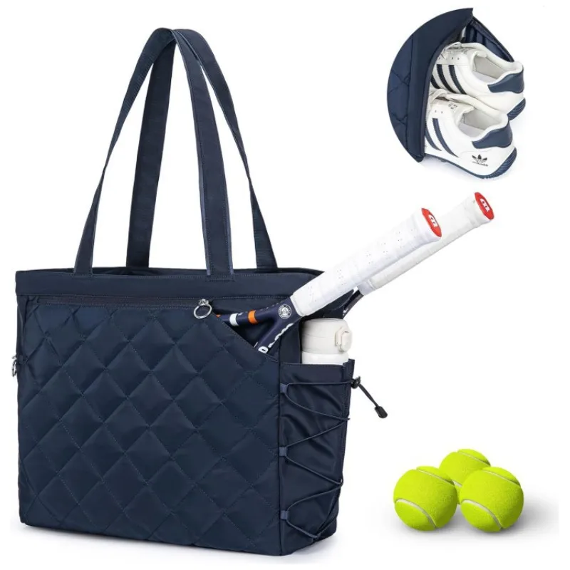 

Professional Tennis Backpack Large Capacity Sports Racket Pack Holds 1-2 Tennis Rackets Outdoor Badminton Bag With Shoe Pocket