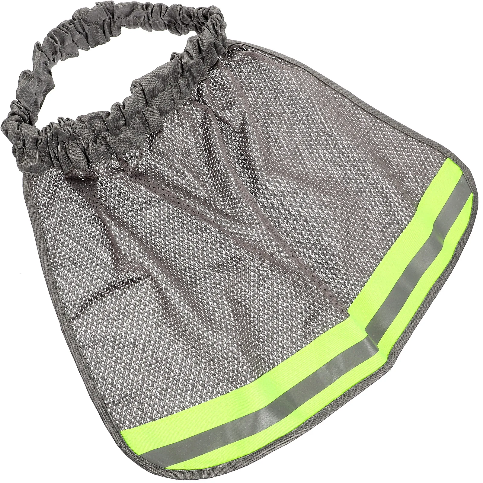 

Reflective Hat Cover Hard Hat Neck Shade Safety Visor Sun Protector Gray Polyester Breathable Mesh Construction Workers