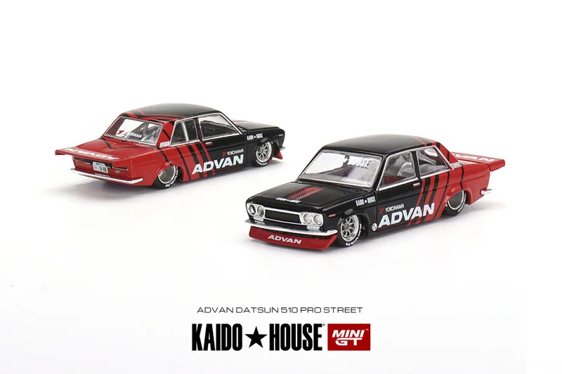 TSM MINI GT KAIDO HOUSE 1:64 Datsun ADVAN 510  Diecast Model  Race Car Kids Toys Gift