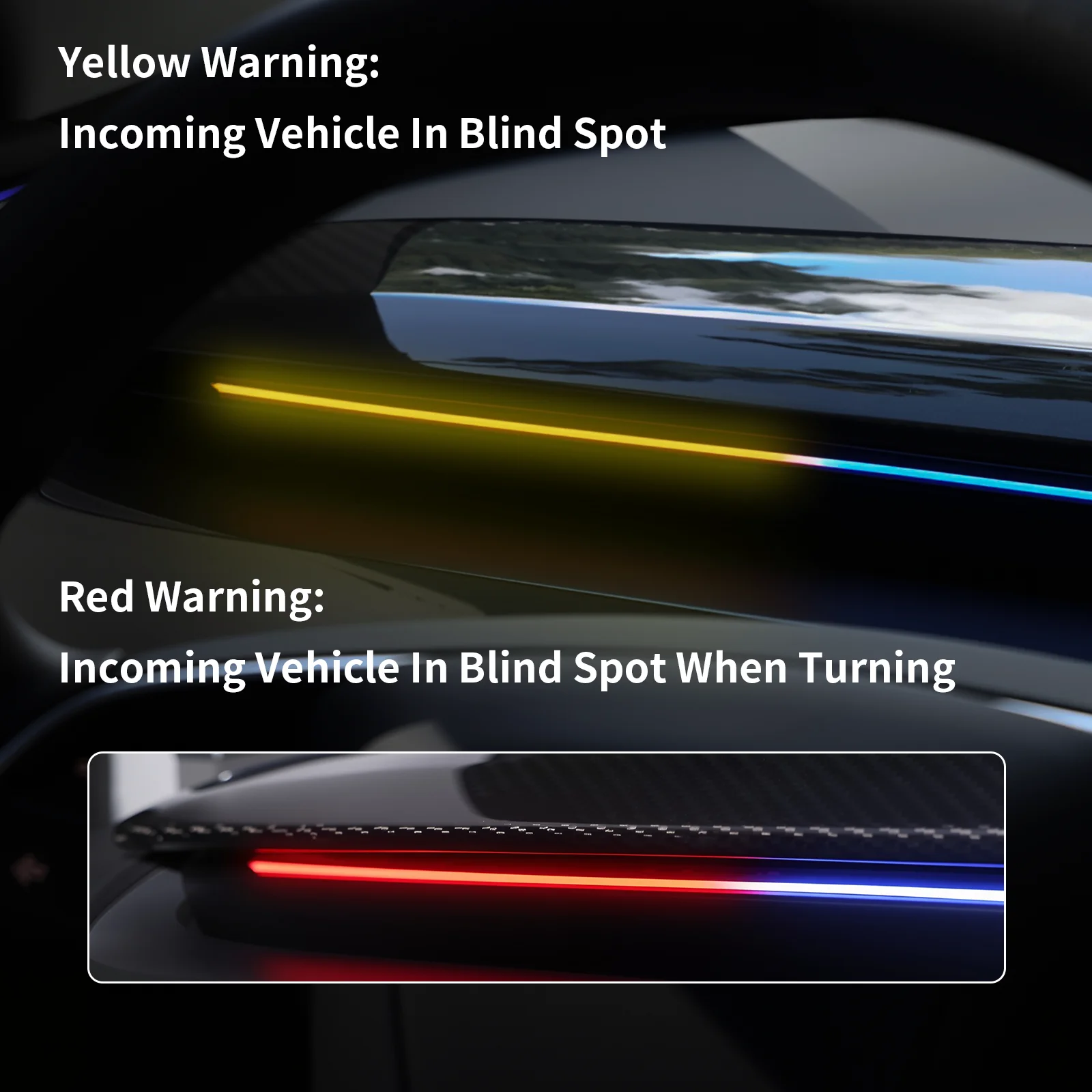 Intelligent Air Vent Ambient Light System Blind Spot Monitoring BSD System for Tesla Model Y 2020-2026&Model 3 2017-2026