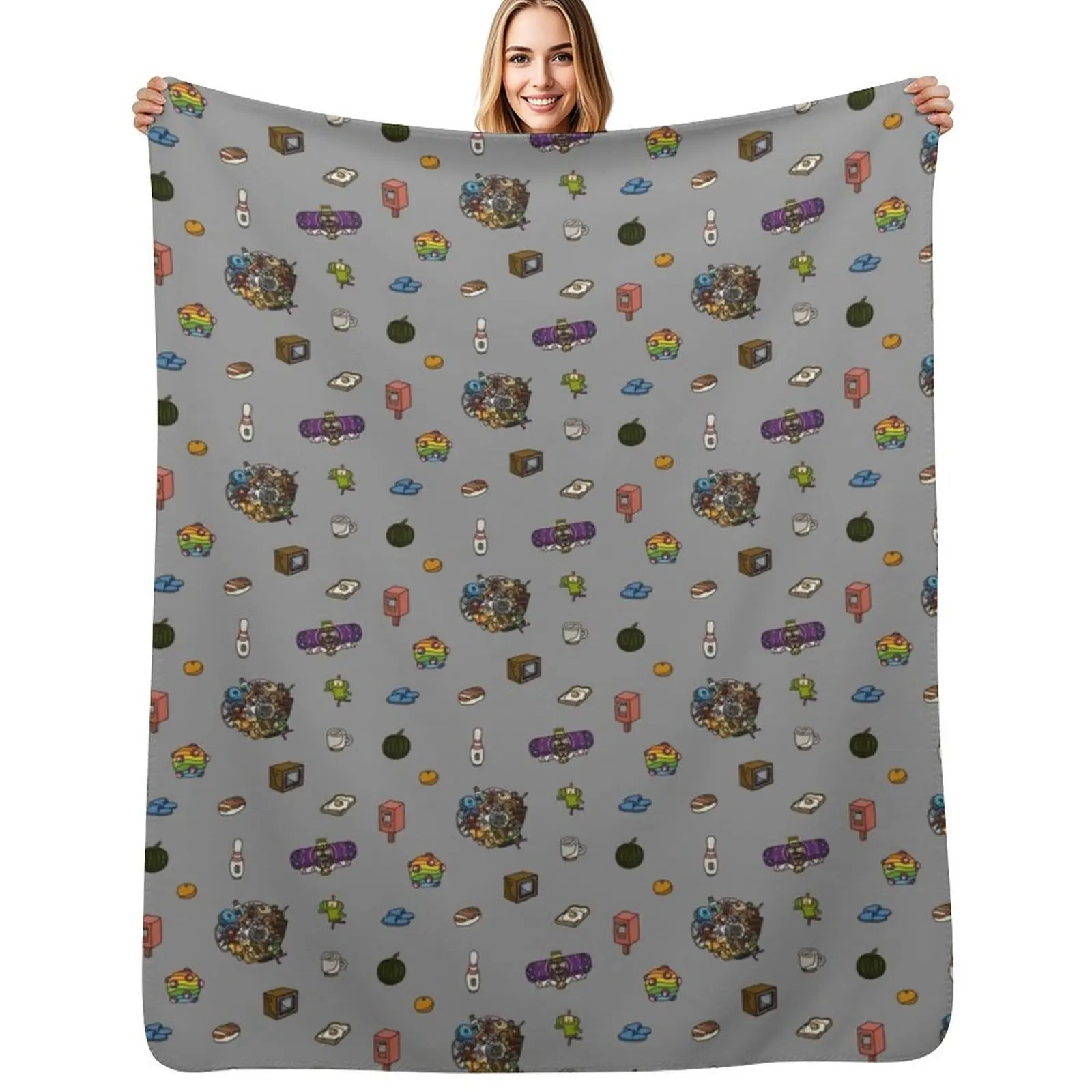 

Sticky rolling ball Throw Blanket For Decorative Sofa Hairy Moving Furrys Blankets