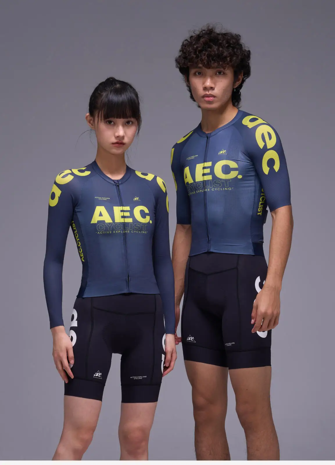AEC Damen Langarm-Radtrikot Schnelltrocknend Herren Kurzarm-Fahrradoberteil Sommer Atmungsaktive MTB-Bekleidung FengChi Serie – Detail 13