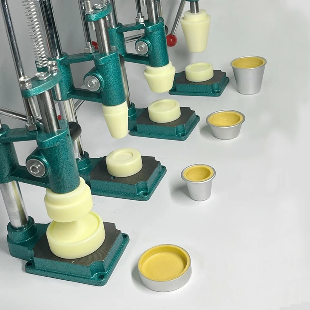 Manual Egg Tart Making Machine Commercial Multi-function Hand Operated Pastry Egg Tart Machine Tartlet Pressing Molding Equipmen