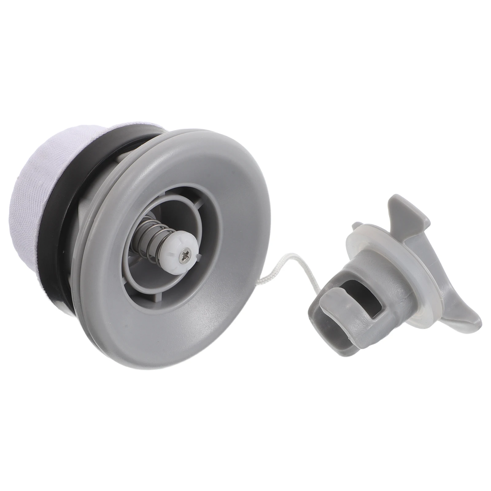 

Inflatable Boat Connector for Kayak Pump Adapter Air Valve Paddle Board Grey Plastic