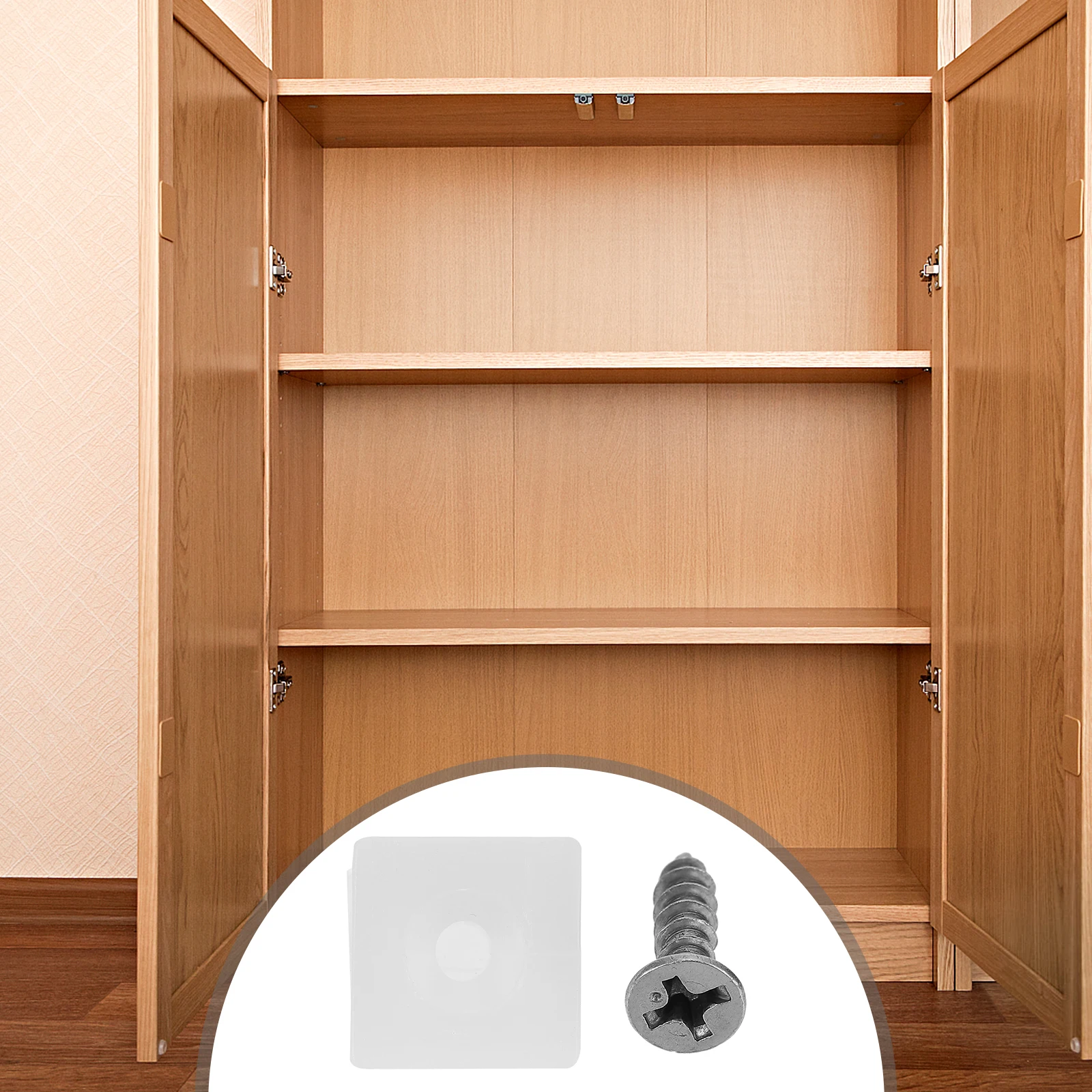 

120 set Corner Gusset Bracket Plastic Angle Brackets For Cabinet Shelf Adjustable Fastener Connector Support Bracket Hardware