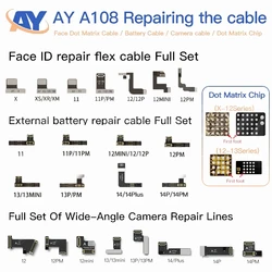 AY No Need To Solder Dot Matrix Projection Face ID Battery Camera Repair Cable for IPhone X-14 Pro MAX Repair Cable Accessories