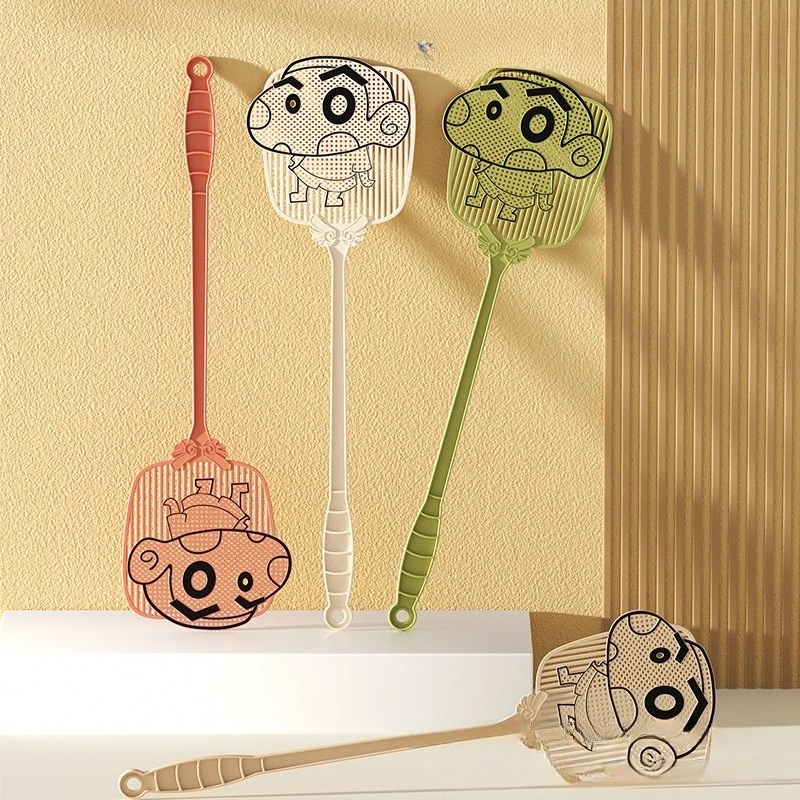 Crayon Shin-chan Fly Swatter New Creative Cartoon and Cute Fashionable Personalized Portable Durable Thickened Mosquito Swatter