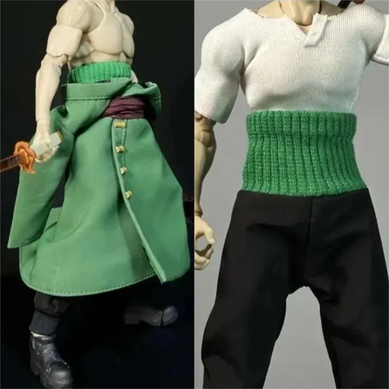 

1/12 Scale Male Soldier A Set Kimono Printed Hot Anime Clothes Model for 6inch Hobbies Collection Toys Accessories