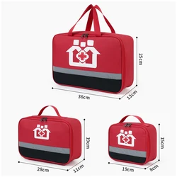 Bolsa portátil de almacenamiento de píldoras de medicina para el hogar, Kit de primeros auxilios, Kits de emergencia médica, organizador de cápsulas de supervivencia, al aire libre