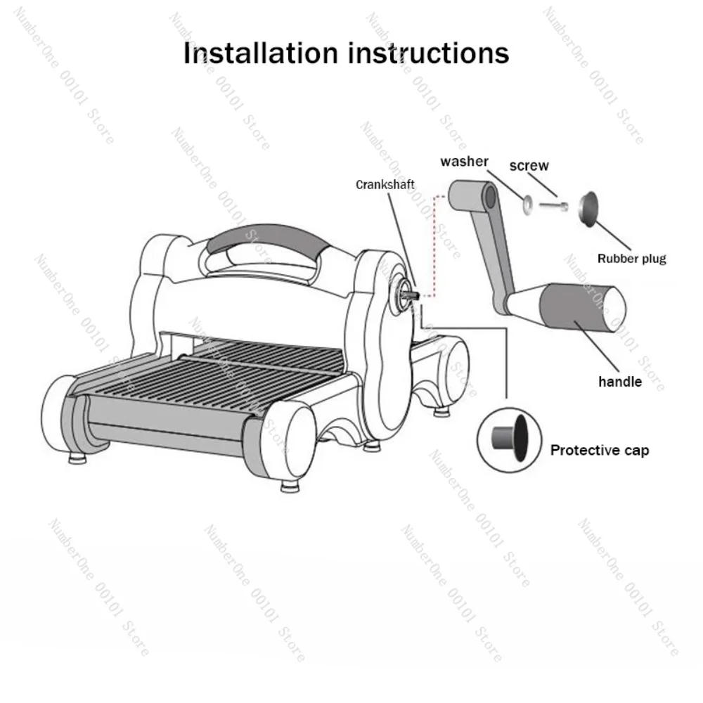 Die Cutting Machine Mental Scrapbooking Cutter Die Cuts Embossing Dies Paper Card Steel Die-Cut Embossing Machine DIY Craft Tool