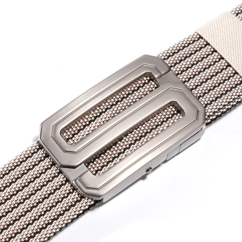 New Canvas Belts Men's Fashion Versatile tactical Belt Student Youth Military Training cinto Designer S Letter  cinturón hombre