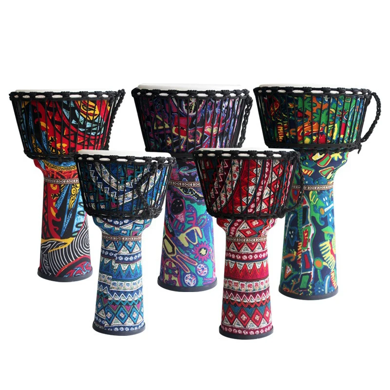 Large Djembe Portable African Drum Children Adult Beginner Music Drums Professional Sheepskin Hand Drums Percussion Instruments