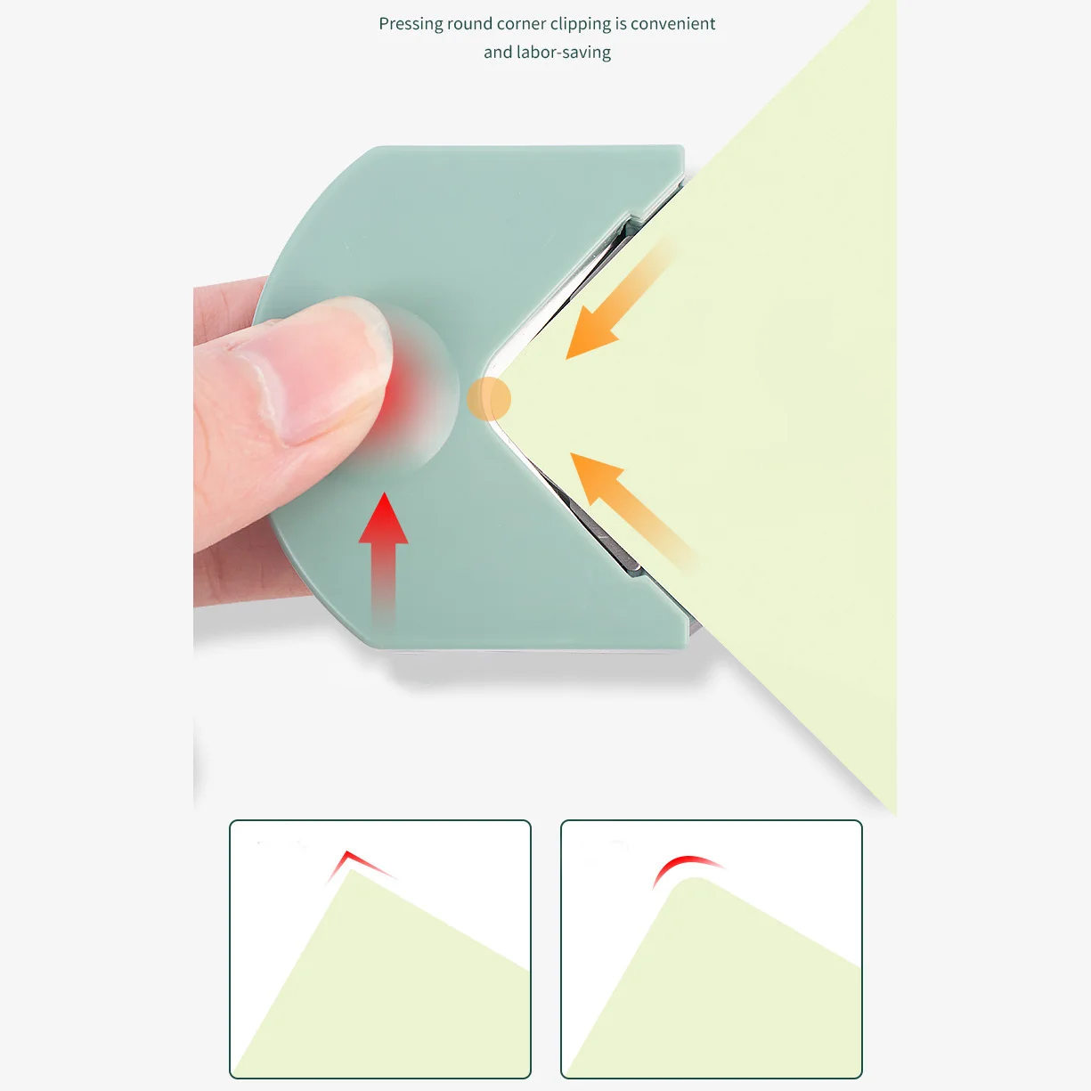 New Rounding Paper Cutting Machine Corner Cutting Machine Plastic Sealing PVC Film Photo Business Card Chamfering Machine
