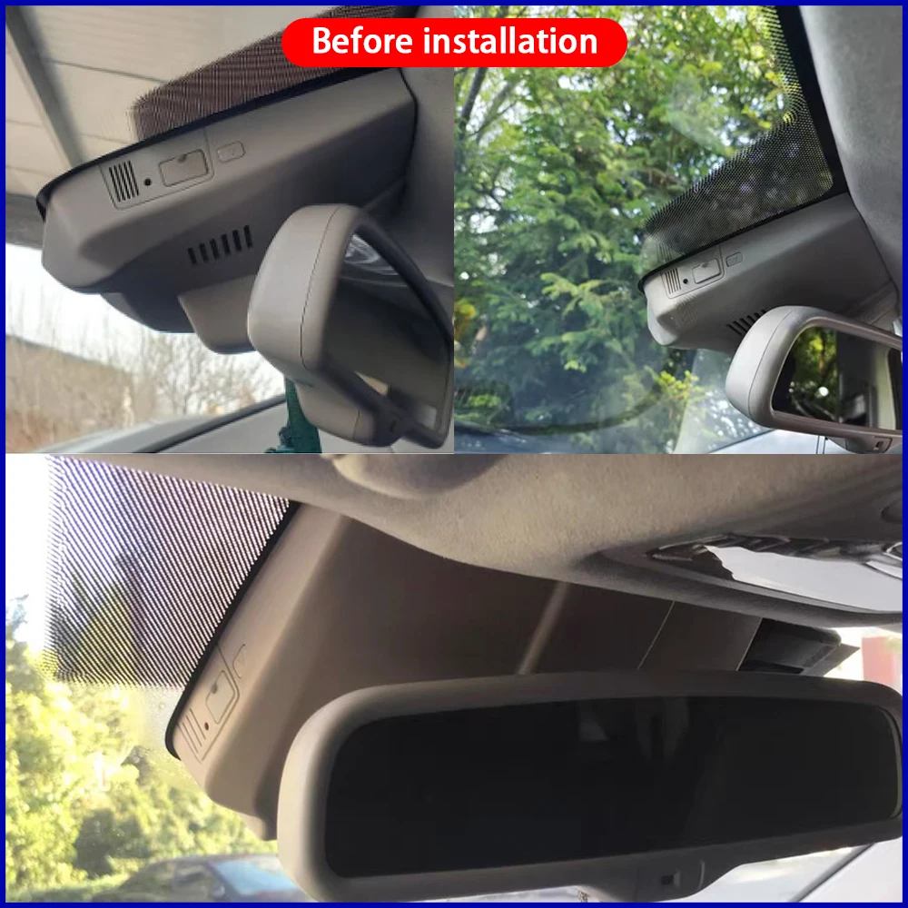 ZJCGO for Hongqi HS7 I 2019 2020 2021 2022 2023 Video Recorder 4K DVR Dash Cam Wifi Front Rear Lens Car Camera 24h Monitor