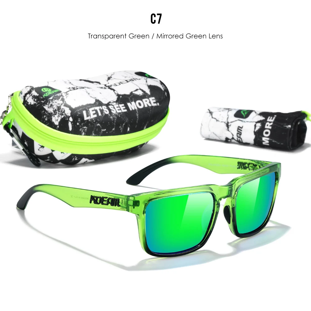 Kdeam große Herren Sonnenbrille polarisierte photo chrome Nachtsicht brille übergroße Sonnenbrille mit 154mm Breite kd332 plus