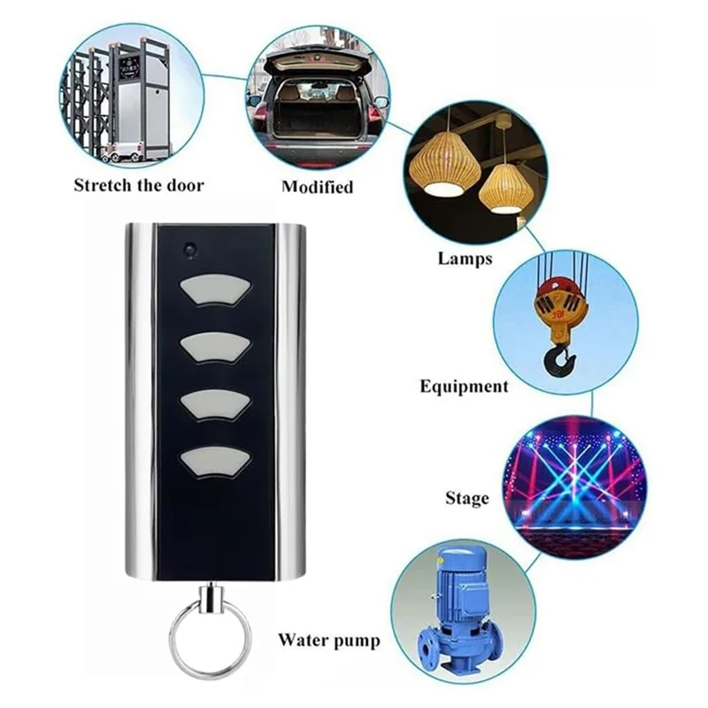 AT12 2 Pcs Garage Remote Control For Normstahl Entrematic RCU 433-2,For Crawford Standard Steel 433.92 Garage Door Key