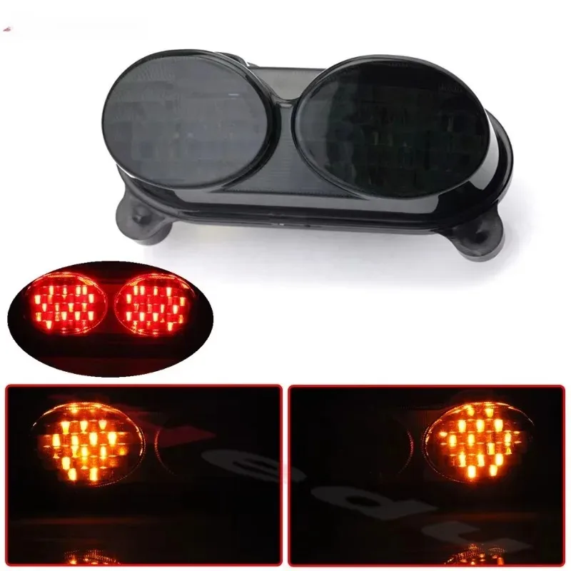 

Turn Signals Integrated LED Light Super Rear Tail Light Brake For Ninja ZX6R ZX-6R G1 G2 J1 J2 1998 1999 2000 2001 2002