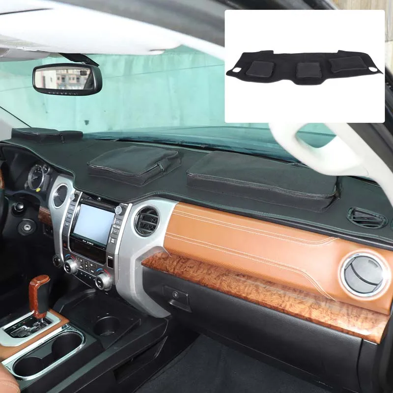 For Toyota Tundra 2007-2021 Storage car bag Automotive Dashboard Organiser Pad Oxford Cloth Auto Interior Storage Accessories