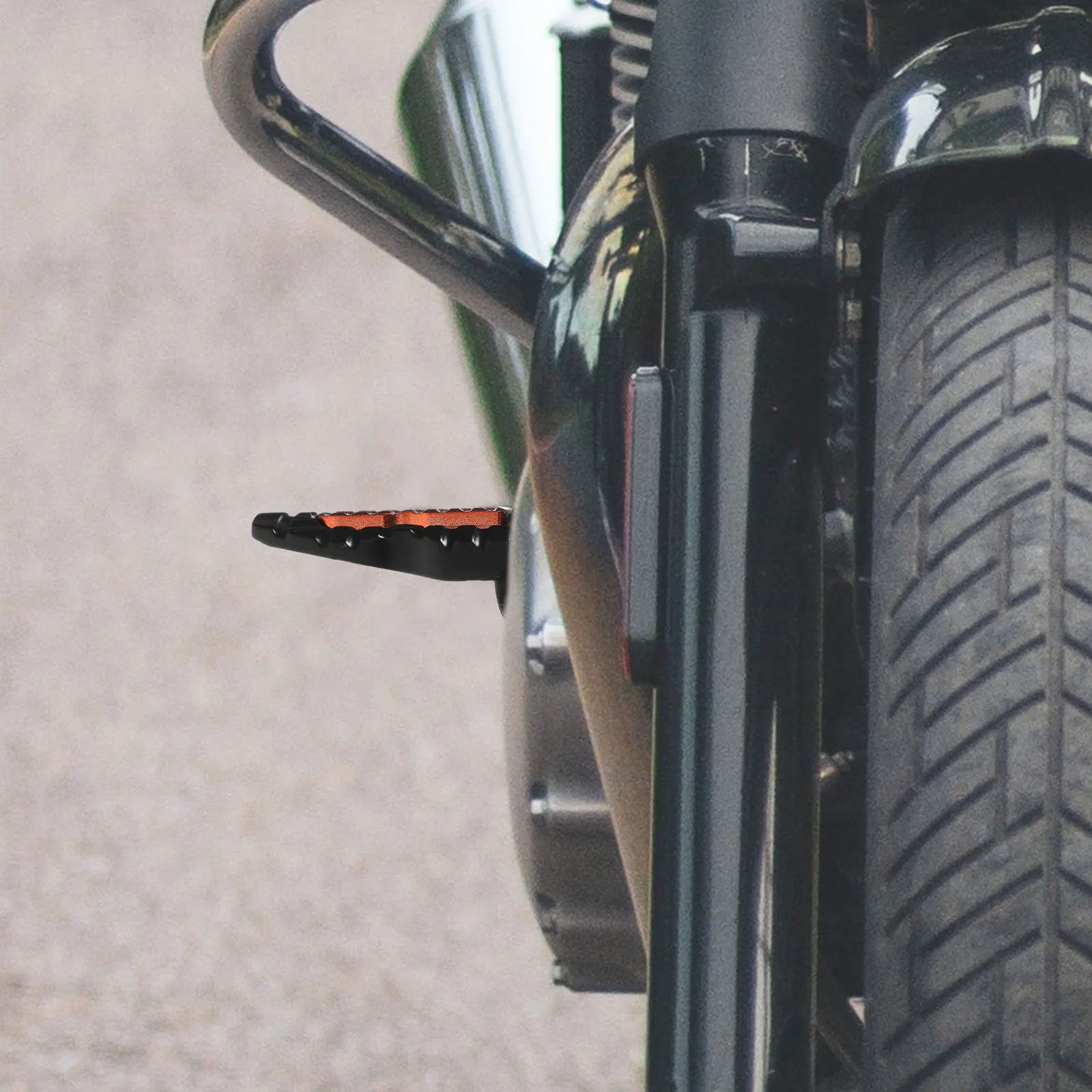 

2Pcs Oxidation Processed Aluminum Foot Pegs Durable Footrest For Motorbikes And Electric Bikes