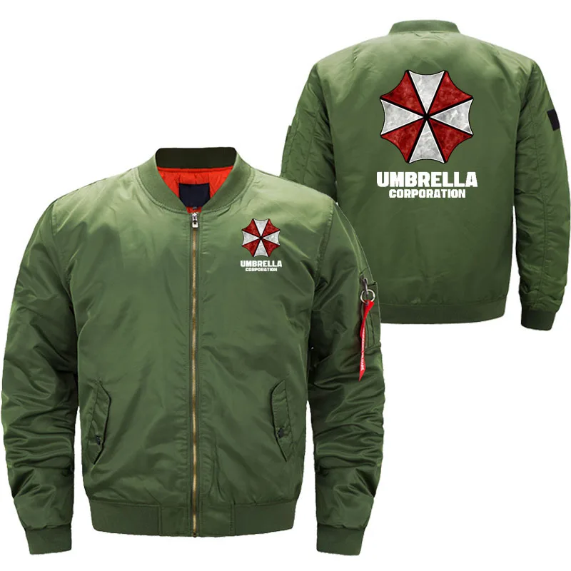 Fashion New Baseball Jacket Four Seasons Thin Men\'s Jacket Umbrella Corporation print Jacket Locomotive Jacket Bomber Jacket