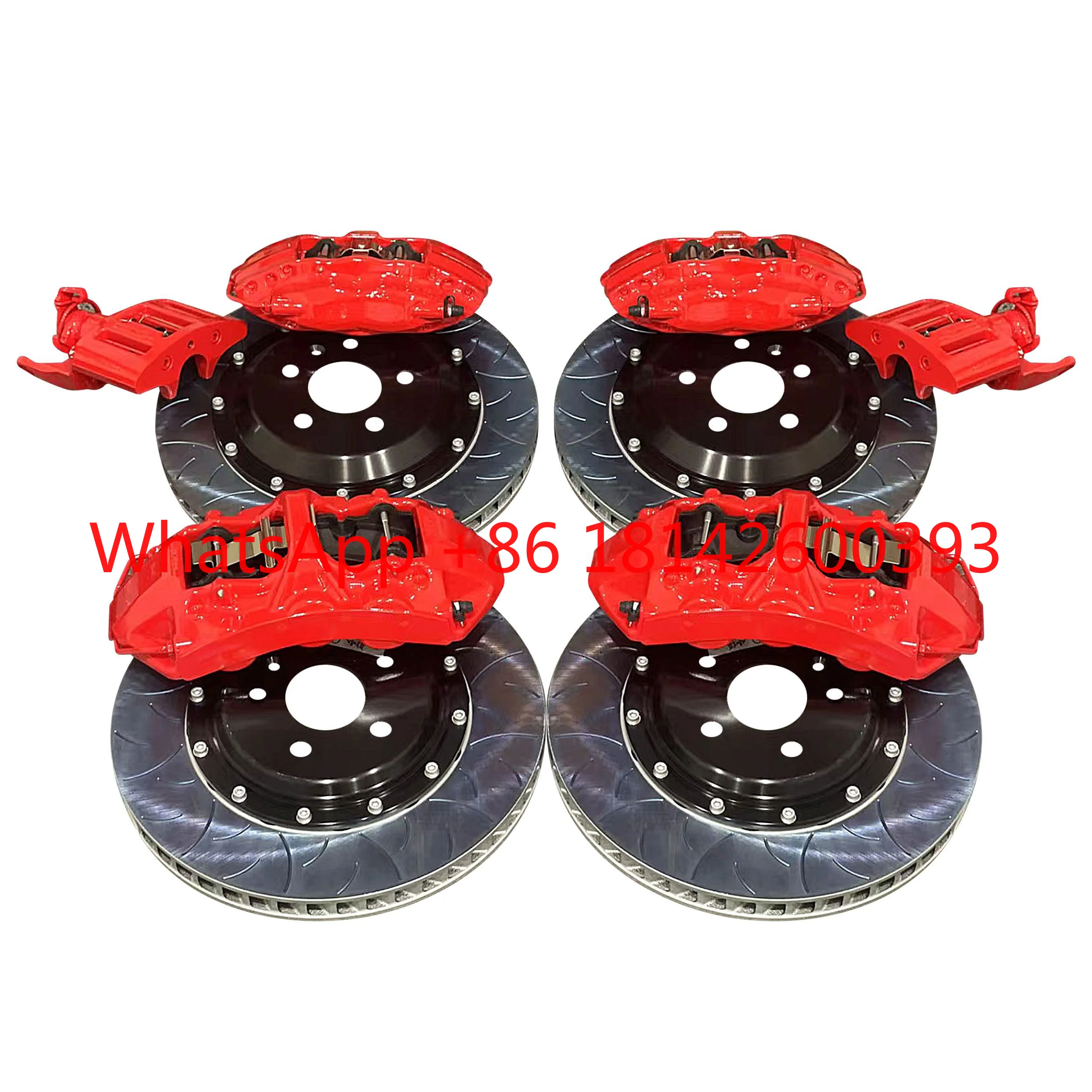 Front 6-Piston Rear 4-Piston Big Brake Kit 380mm Rotor Disc Track Racing High Stopping Power Brake System