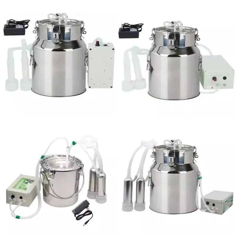 TEBAK Factory Price14L Cow Milking Machine Electric Speed Adjustable Goat Milking Machine for Cows Sheep