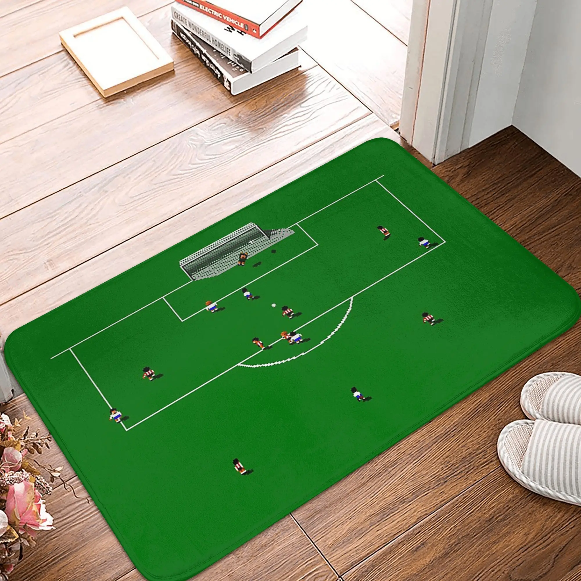 Sensible Soccer 2 Anti-slip Doormat Floor Mat Antiwear Carpet Rug for Kitchen Entrance Home Bathroom Footpad Mats